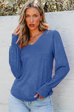 Sky blue long sleeve top-Sandi's Styles