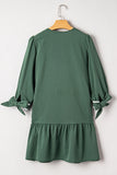 Green Rick Rack Trim Dress