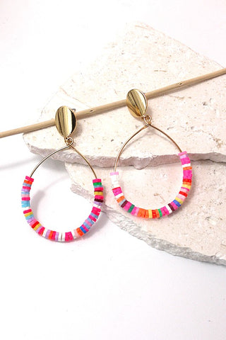 Colorful Teardrop Earrings