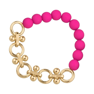 Pink Beaded Bracelet-Sandi's Styles