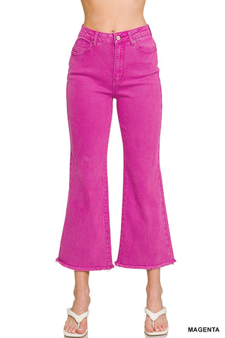 Hot Pink Cropped Jean-Sandi's Styles