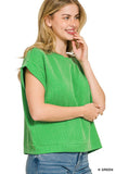 Kelly Green Top-Sandi's Styles