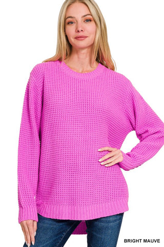 Bright Mauve Sweater-Sandi's Styles