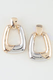 Gold and Silver Drop Earrings-Sandi's Styles