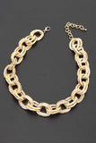 Oversized Gold Necklace-Sandi's Styles