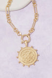 Clover Coin Necklace