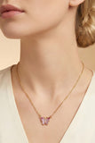 Pink Butterfly Necklace-Sandi's Styles