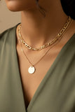 Circle Pendant Necklace-Sandi's Styles