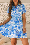Blue and White Kentucky Dress-Sandi's Styles