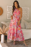 Floral One Shoulder Dress-Sandi's Styles