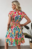 Colorful Ikat Print Dress-Sandi's Styles