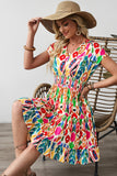 Colorful Ikat Print Dress-Sandi's Styles