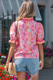 Pink and Coral Top-Sandi's Styles