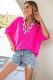 Bright Pink and Leopard Top-Sandi's Styles