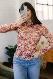 Sheer Floral Top
