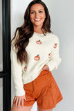Cream Pumpkin Sweater