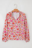 Brown and Pink Floral Top-Sandi's Styles