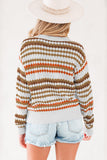 Brown Stripe Sweater