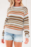 Brown Stripe Sweater