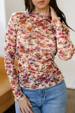 Sheer Floral Top
