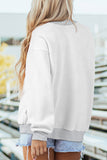 White Pumpkin Sequin Top