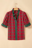Christmas Plaid Top-Sandi's Styles