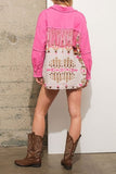 Pink Aztec Jacket-Sandi's Styles