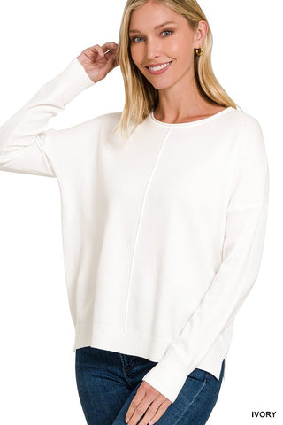 Soft Ivory Sweater-Sandi's Styles
