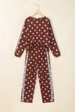 Brown and Blue Polka Dot Set-Sandi's Styles