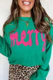 Green Merry Sweater-Sandi's Styles