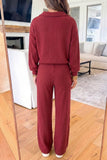 Burgundy Pant Set-Sandi's Styles