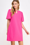 Hot Pink Dress-Sandi's Styles