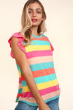 Colorful stripe top-Sandi's Styles
