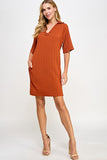 Sienna Rust Athletic Dress-Sandi's Styles