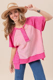 Pink French Terry Top-Sandi's Styles