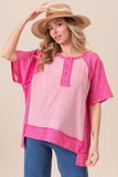 Pink French Terry Top-Sandi's Styles