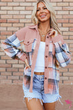 Pink and Blue Plaid Shacket-Sandi's Styles