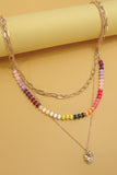 Three layer beaded necklace-Sandi's Styles