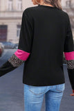 Black and Pink Color Block Top-Sandi's Styles