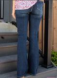 Hi Waist Flare Jeans-Sandi's Styles