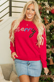 Red Merry Sweater-Sandi's Styles