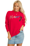 Red Merry Sweater-Sandi's Styles