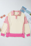 Pink and Yellow Stripe Top-Sandi's Styles