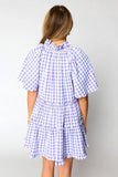 Lavender Plaid Dress-Sandi's Styles