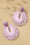 Raffia Earrings-Sandi's Styles