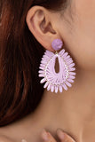 Raffia Earrings-Sandi's Styles
