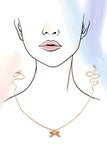 Lace Bow Necklace-Sandi's Styles
