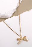 Lace Bow Necklace-Sandi's Styles
