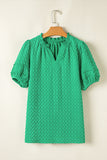 Green Textured Top-Sandi's Styles