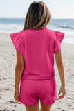 Pink Two Piece Short Set-Sandi's Styles